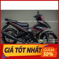 [FREE SHIP] Tem Rời  Exciter 150 Mx đen nhám (không bay màu)