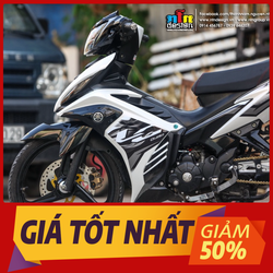 [FREE SHIP] Tem Rời  exciter 135 lc trắng đen v7 mẫu thực tế (không bay màu)