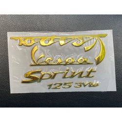 TEM XE VESPA SPRINT 125 3Vie VÀNG