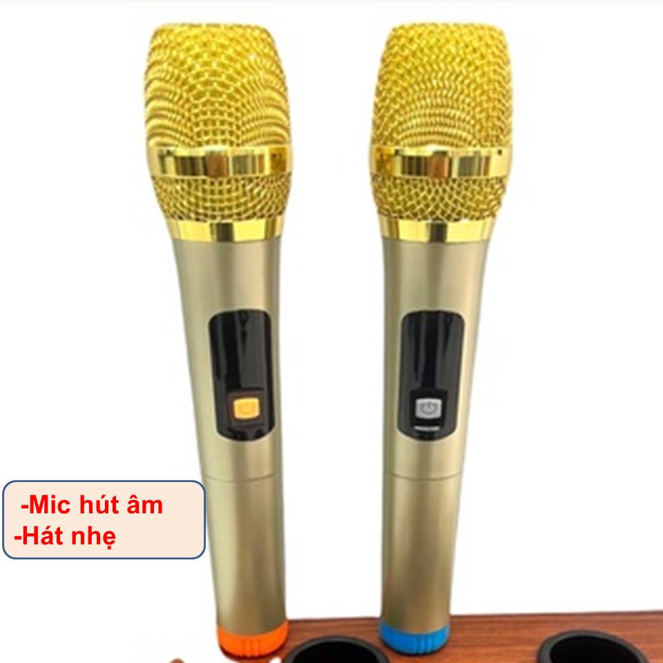 Hình ảnh Loa kéo Bluetooth chính hãng CM Audio,K8,Bass 20 thùng gỗ cao cấp,Tặng 2 mic không dây hát Karaoke