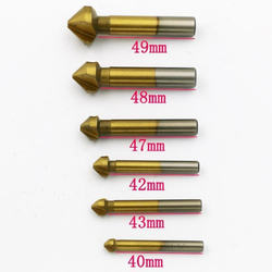 Bộ 6 mũi doa lỗ khoan nhôm gỗ phủ Titanium