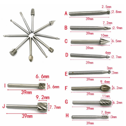 Bộ 10 mũi làm lũa , khắc, mài HSS cao cấp