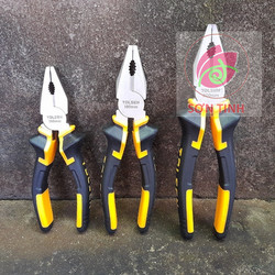 Kìm răng Tolsen 10000 (160mm), 10001 (180mm), 10002 (200mm) chất liêu thép CRV, chống gỉ tốt, lưỡi sắc bén