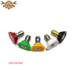 Bộ đầu phun súng rửa xe áp lực cao 5 góc độ, 200 bar