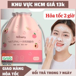[FREE SHIP] Khăn mặt dùng một lần Animerry lau mặt dùng lau khô, ướt