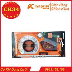 Thước đo góc nghiêng, kết hợp nivo cân bằng đa năng KAPUSI cao cấp