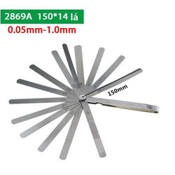 Thước căn lá 0.05-1.00mm 14 lá