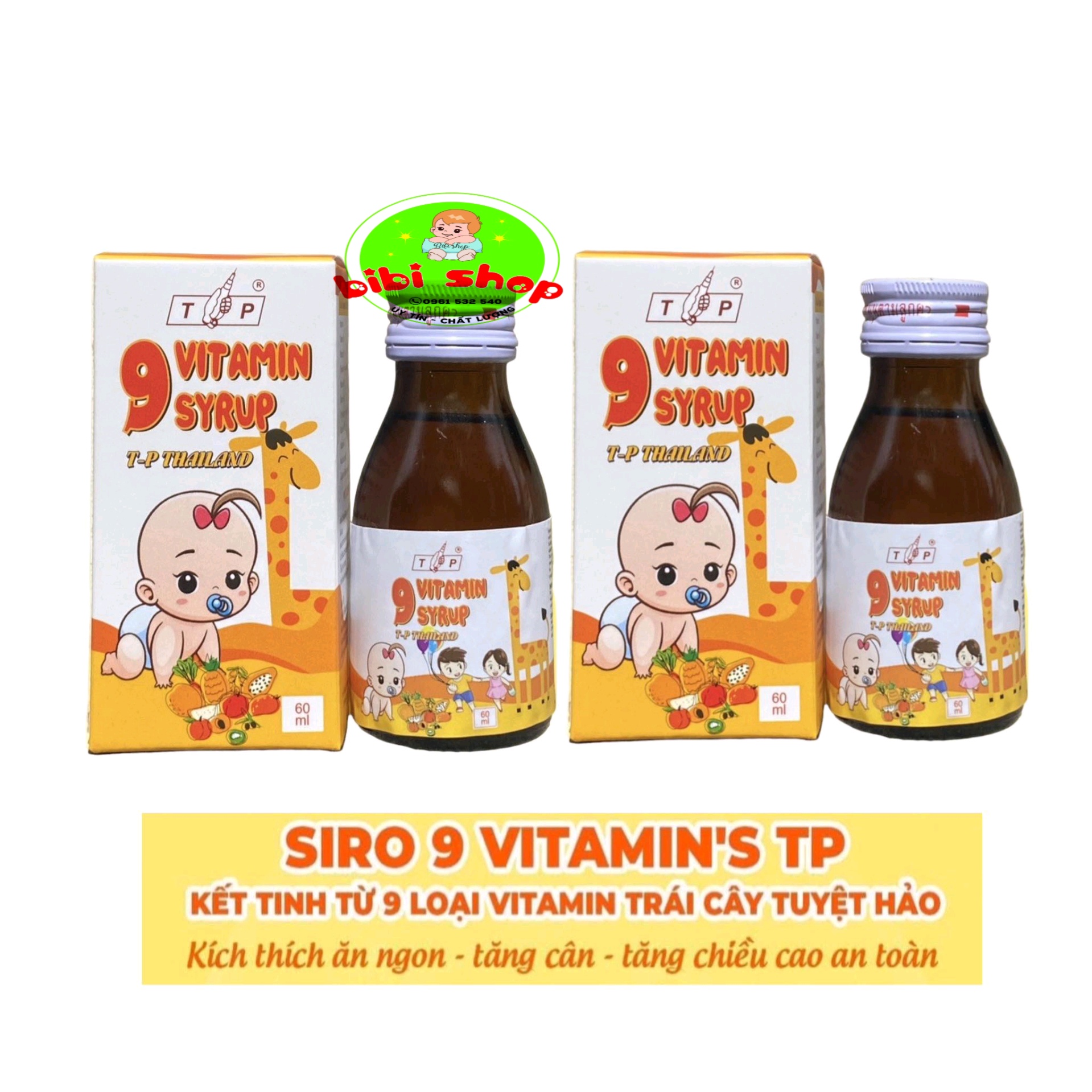 Hình ảnh Siro 9 vitamin tăng cân Thái Lan