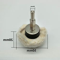 Vải bông đánh bóng  hình bán nguyệt 50mm