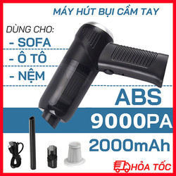 Máy hút bụi cầm tay không dây đa năng Vacuum Cleaner, máy hút bụi ô tô, giường nệm, máy hút lông chó mèo
