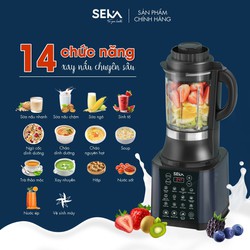 Máy xay nấu sữa hạt đa năng cao cấp SEKA E-400, 10 Chế độ, Dung Tích 1.75L công suất 1800W