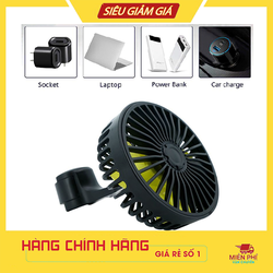 Quạt Làm Mát Gắn Ghế Sau Xe Hơi Tiện Dụng