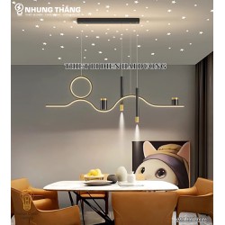 Đèn Thả 5 Bóng DGT-1503 Hiệu Ứng Ngôi Sao - 3 Chế Độ Ánh Sáng - Decor Trang Trí Phòng Ăn,Phòng Khách Sang Trọng Cao Cấp - Bảo Hành 1 Năm