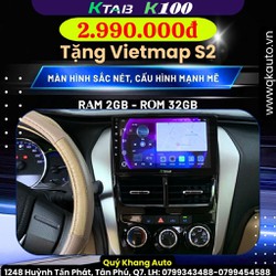 Màn Hình Android VIOS 2019 ĐHC Kèm Dưỡng Chạy Sim 4G, Thu Phát Wifi