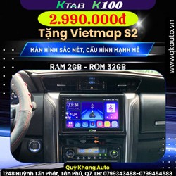 Màn Hình Android FORTUNER 2019 Kèm Dưỡng Chạy Sim 4G, Thu Phát Wifi