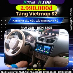 Màn Hình Android ERTIGA 2014 Kèm Dưỡng Chạy Sim 4G, Thu Phát Wifi