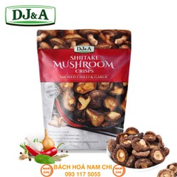 [TÚI NHỎ 65g] Snack Nấm Sấy Giòn Shiitake Mushroom 65g - VỊ TỎI ỚT