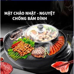 Bếp điện lẩu nướng đa năng 2in1