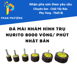 [GIÁ THẤP] ĐÁ MÀI NHÁM HÌNH TRỤ NURITO 8000 VÒNG/ PHÚT NHẬT BẢN CÁC LOẠI (NHÁM XẾP HÌNH TRỤ)