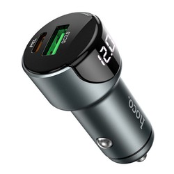 Tẩu Sạc Nhanh ô tô xe máy Hoco PD 20W+QC 3.0 Tẩu Sạc ô tô 2 Cổng Sạc USB và Type-C