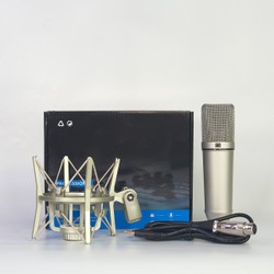 Micro Thu Âm Livestream karaoke MA87- U87 Cực Nhạy bắt âm tốt micro hút siêu nhẹ bảo hành 12 tháng