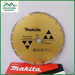 Lưỡi cắt gạch bê tông 230mm Makita D-44292,đĩa cắt đá hoa cương