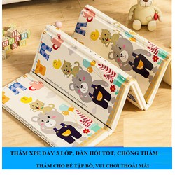 Thảm cho bé tập bò thảm XPE dày êm chống thấm
