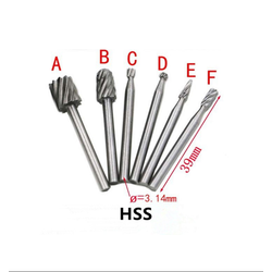 BỘ 6 MŨI KHẮC, MÀI, LÀM LŨA HSS CAO CẤP