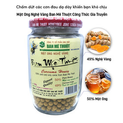 Viên Mật Ong Nghệ Vàng Buôn mê thuột 250g hỗ trợ giảm đau viêm dạ dày