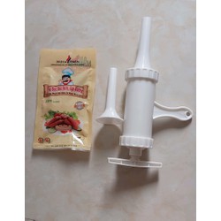 Bộ dụng cụ nhồi xúc xích và 10m vỏ bọc xúc xích