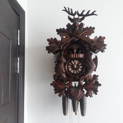 Đồng Hồ Cuckoo Của Đức Máy Cơ Họa Tiết Thợ Săn Nai