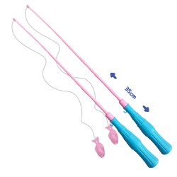 Bộ bể phao câu cá 42 chi tiết có gắn nam châm gồm 2 cần, 01 bể phao 2 tầng, 2 xô, cá Kt phao 10-60cm