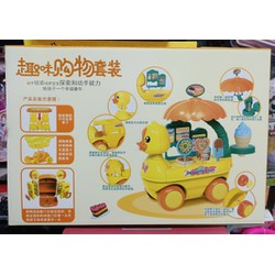 Đồ Chơi Đồ Hàng Mã 328-45 Có Xe Bán Kem Hình Con Vịt Và Tủ Lạnh Mini