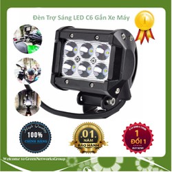 Đèn Pha 6 Bóng Led 30w Siêu Sáng Chuyên Phượt(Đèn Trợ Sáng 6 Led) - S154 206362