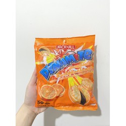 Kẹo The Nhân Dynamite Thái Lan Hương Cam Nhân Socola Choco-Filled Orange Flavored Candy (Gói 150g)