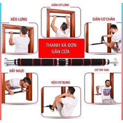 Xà đơn gắn cửa 100-150cm