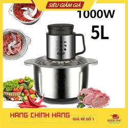 Máy xay thịt cá xay rau củ g suất lớn 1000W cối 5L inox 304 SOKANY Chính Hãng