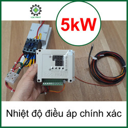 Bộ điều khiển nhiệt độ máy ấp trứng công suất lớn 5kW Lộc Phát
