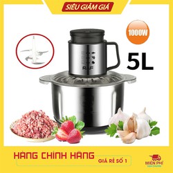 Máy xay thịt đa năng SOKANY 1000W cối lớn 5L inox 6 lưỡi dao thép không gỉ