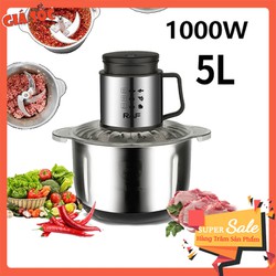 Máy xay thịt cá xay rau củ g suất lớn 1000W cối 5L inox 304 SOKANY Chính Hãng