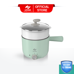 Nồi điện đa năng life360 al-d12l5 xanh - hàng chính hãng