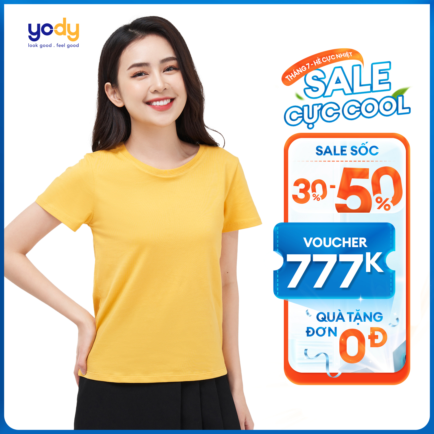 Áo Phông Nữ Yody Cổ Tròn Chất Liệu Cotton Mềm Mại Thấm Hút Mồ Hôi Tsn5346 -  Giá Sendo Khuyến Mãi: 129,500Đ - Mua Ngay! - Tư Vấn Mua Sắm & Tiêu