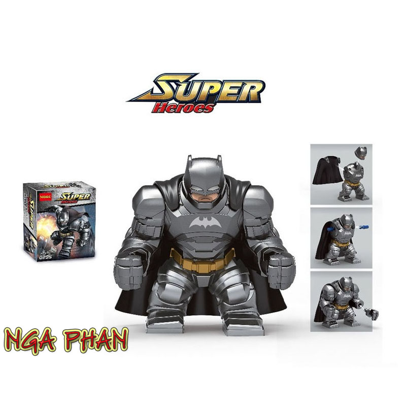 Hình ảnh Người Dơi Mặc Giáp Big Figure Armored Đồ Chơi Xếp Hình Lắp Ráp Decool MOC DIY