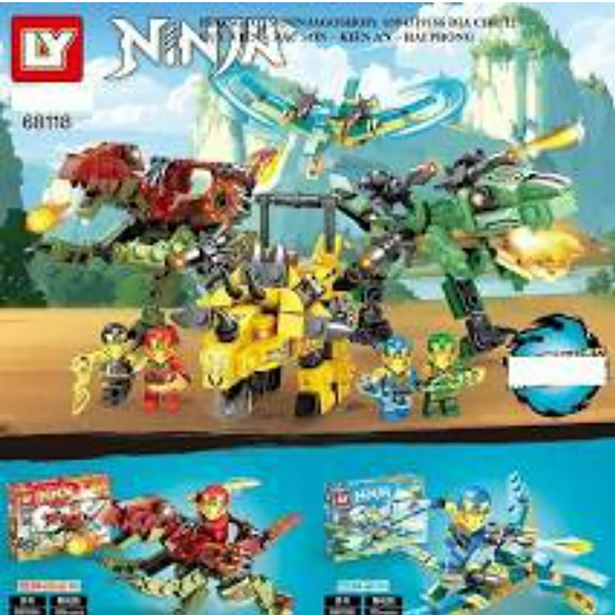 Hình ảnh BỘ LEGO Ninjago đã được lắp ráp thành hình