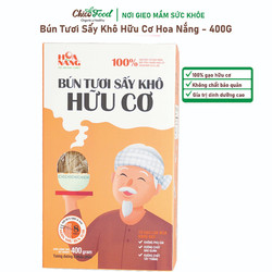 Bún tươi sấy khô hữu cơ Hoa Nắng hộp 400g NMOL