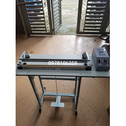 Máy hàn túi màng co cắt đứt, máy hàn mép túi dập chân, máy ép bao nilon thủ công