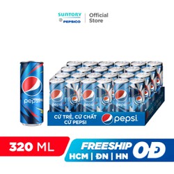Thùng 24 lon Pepsi 320ml