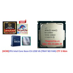 [HCM]CPU Intel Core Xeon E3-1230 V6 (TRAY NO FAN)CTY 3 Năm