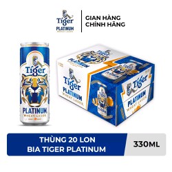Thùng 20 lon bia Tiger Platium 330ml
