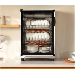 Tủ Khử Trùng Sấy Khô Chén Dĩa 3 Tầng Eckbert Disinfection Cabinet dung tích lớn 120L